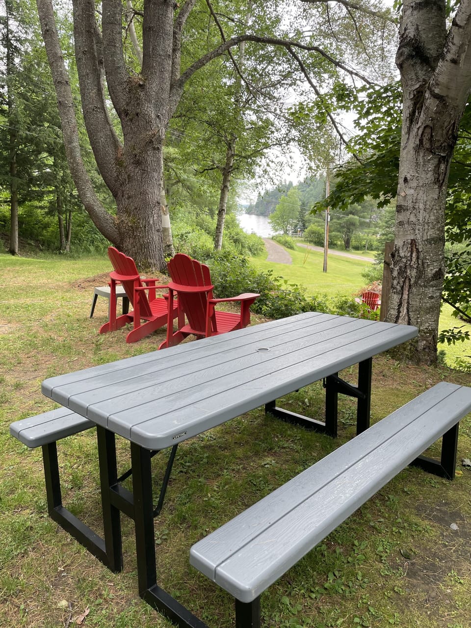 Picnic table for outdoor meals