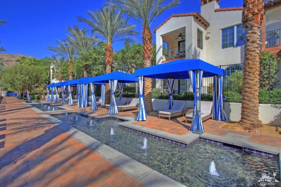 Cabanas by the main pool are free, but first come first serve