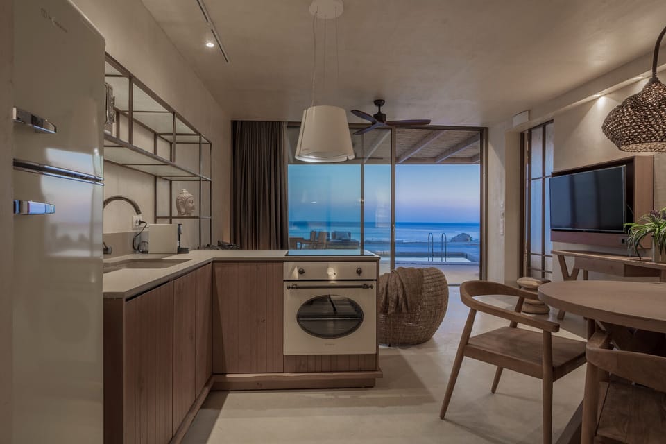 Beach villa,Heated pool,Incredible view,Agios Pavlos,Crete