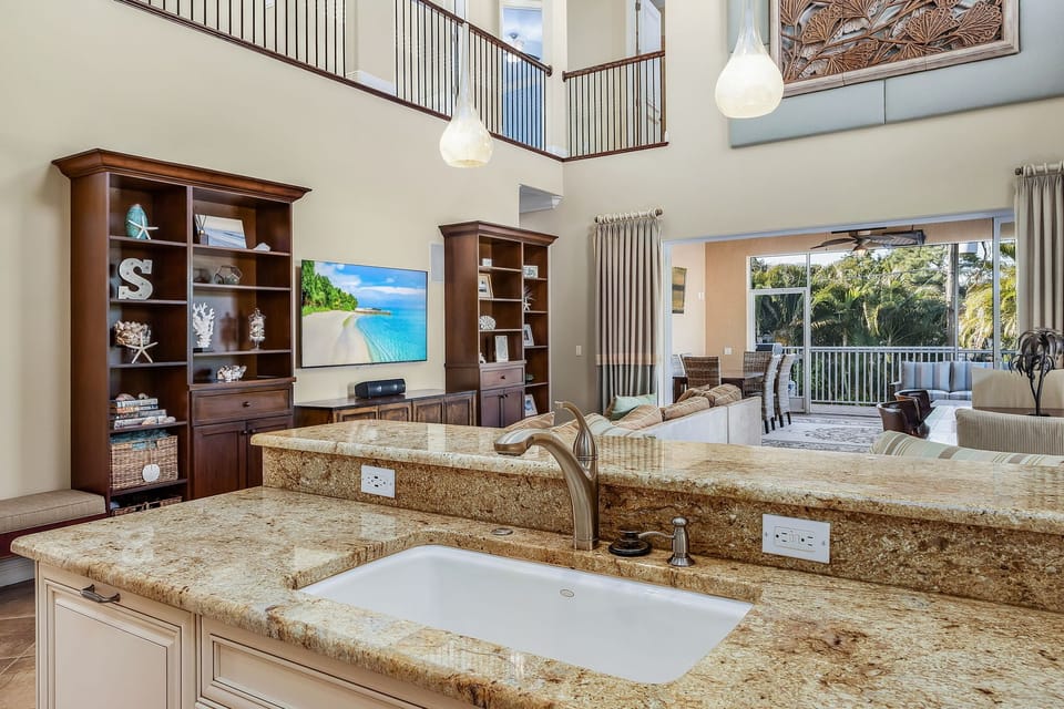 Open concept layout