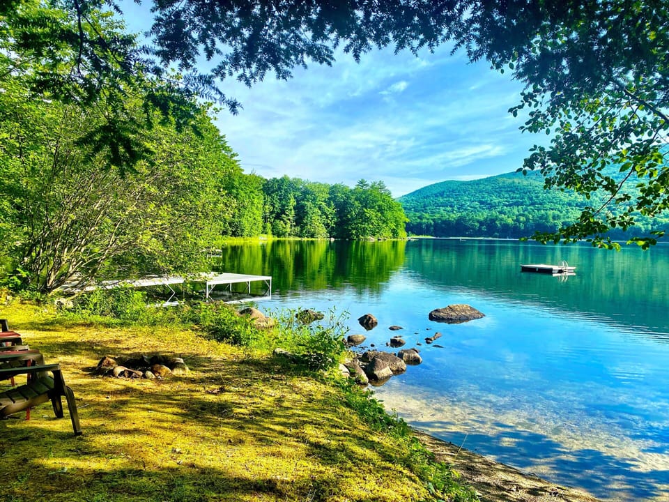 Amazing Wakondah our dock and swimming platform 