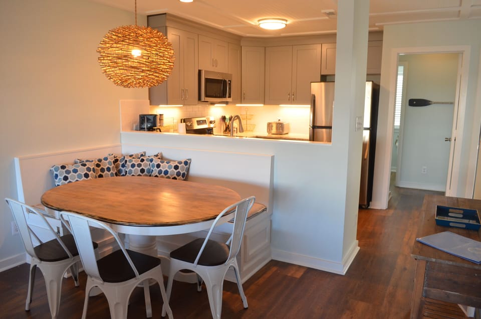 Dining Area with bench seating