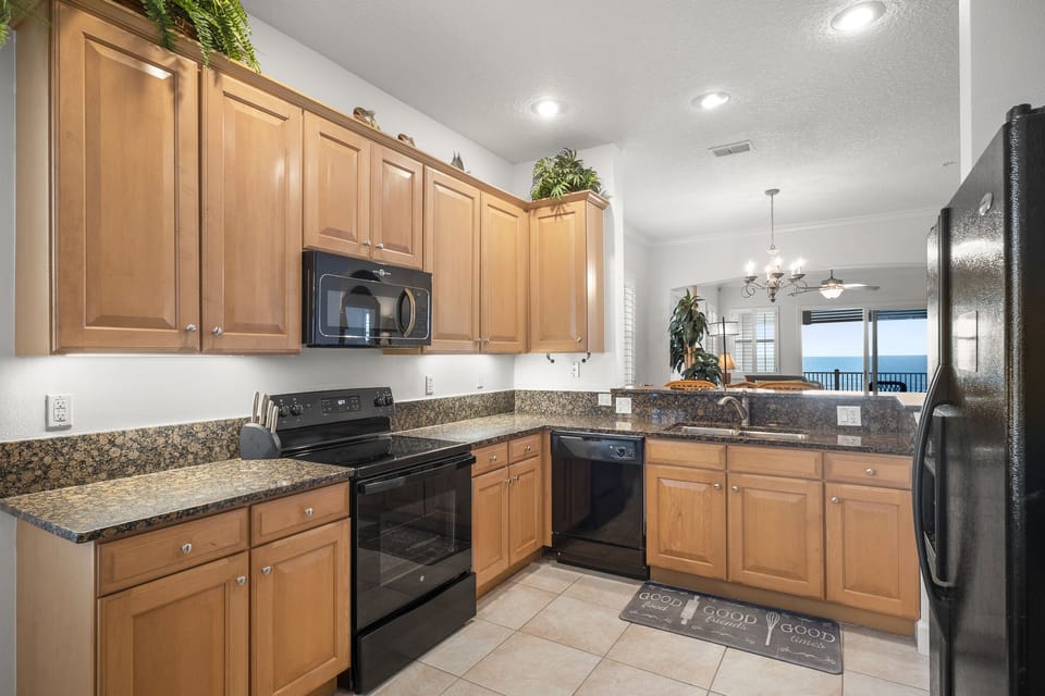 Fully Equipped Kitchen with Ocean Views