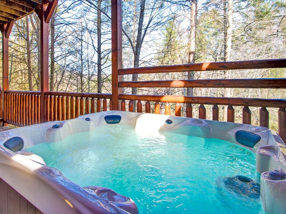 First Hot Tub- Woodland Views