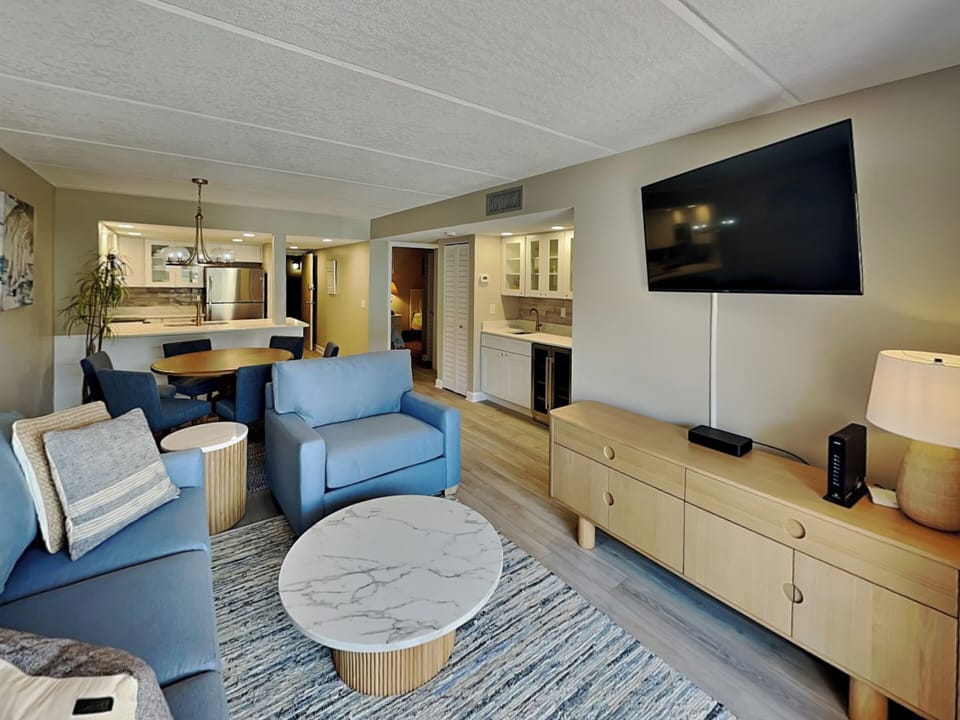 Living Room - Patio Access + TV