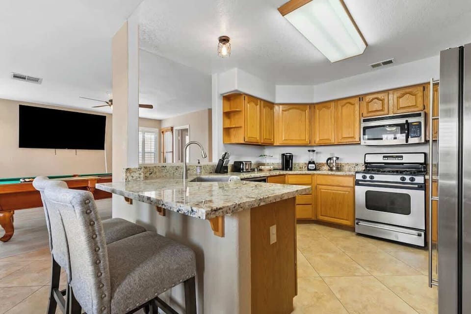 Ample space to enjoy a cup of coffee in the morning.