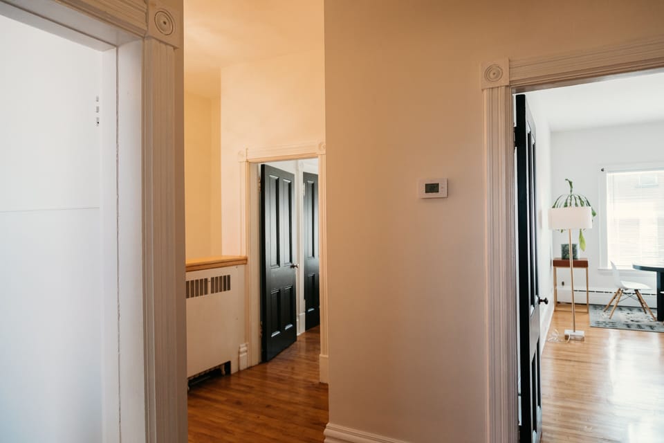 Hallway area within apartment