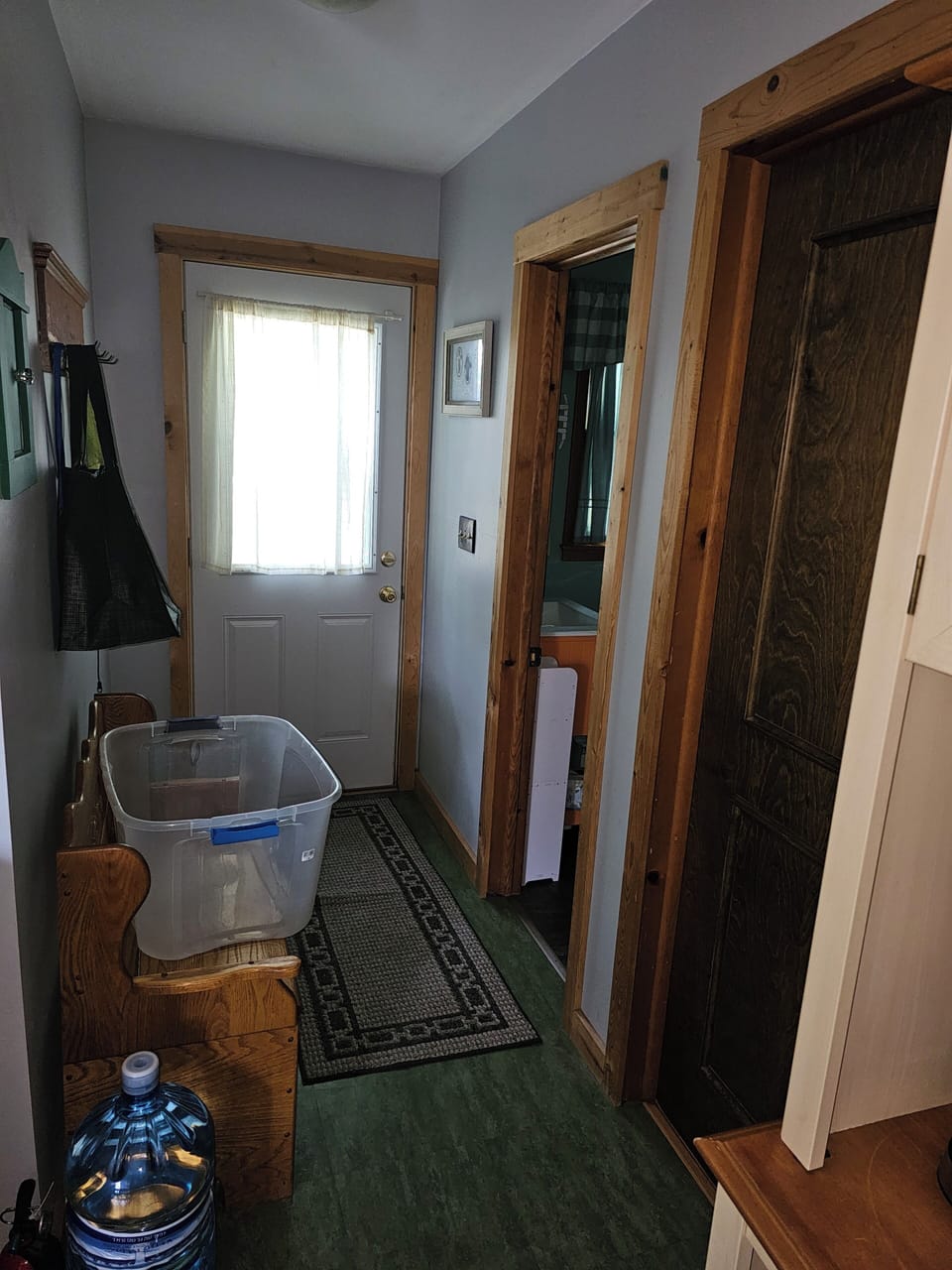 Entry door from driveway