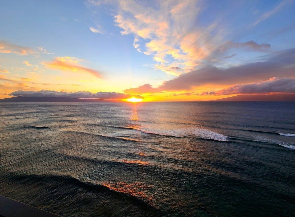 Catch the sunsets from your enclosed lanai