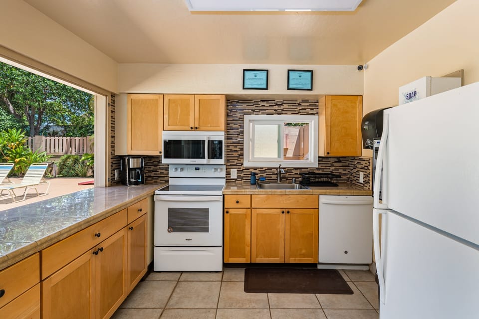 Resort kitchen facility for your convenience