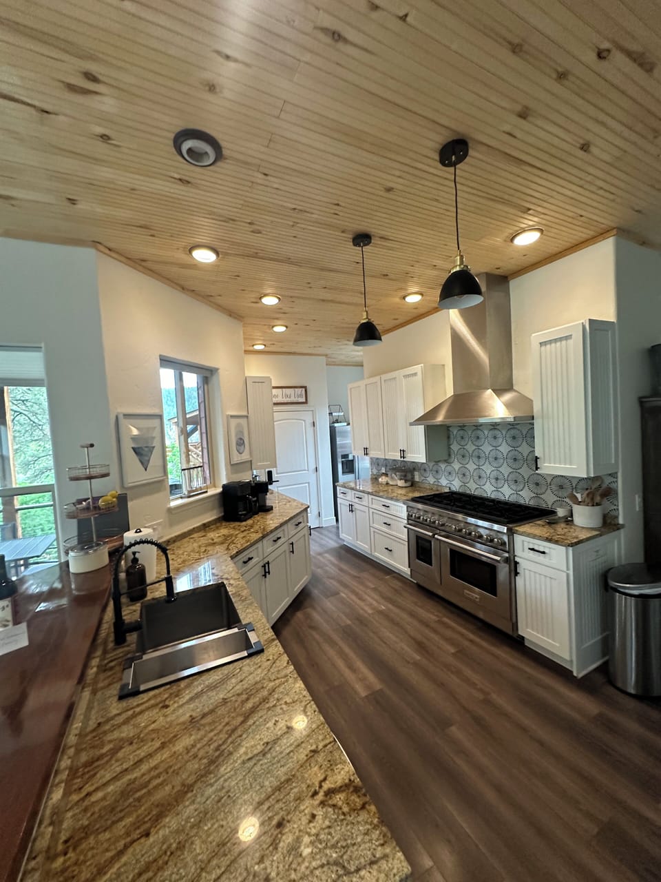 Gourmet, well-appointed Kitchen with Wolf Stove