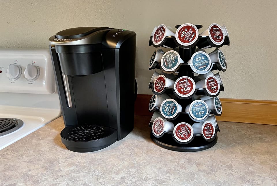 complementary coffee