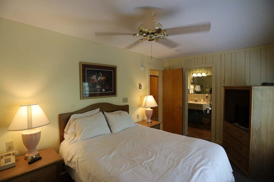 Master Bedroom with Ensuite Bathroom in Condo at Waterville Valley