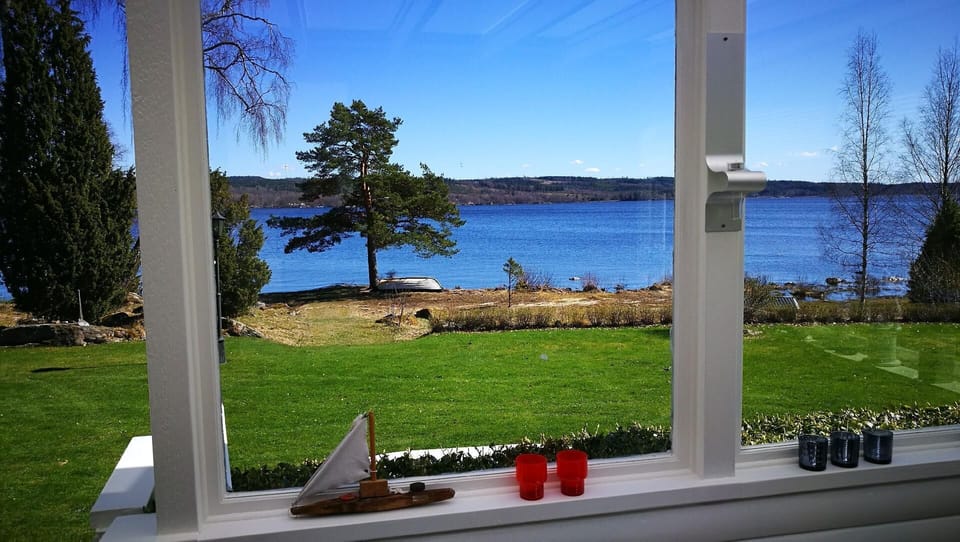 Terrace. View from the glas shaft