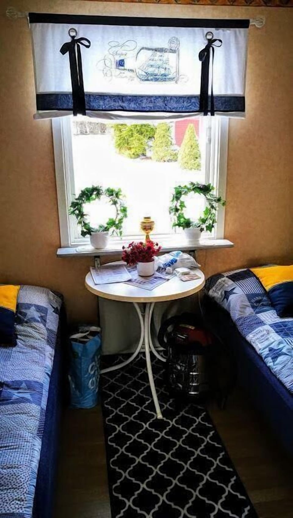 Sleeping area. The second bedroom