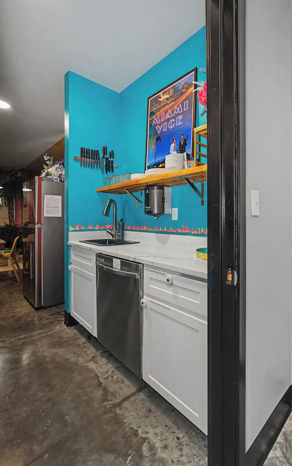 Fully stocked kitchen