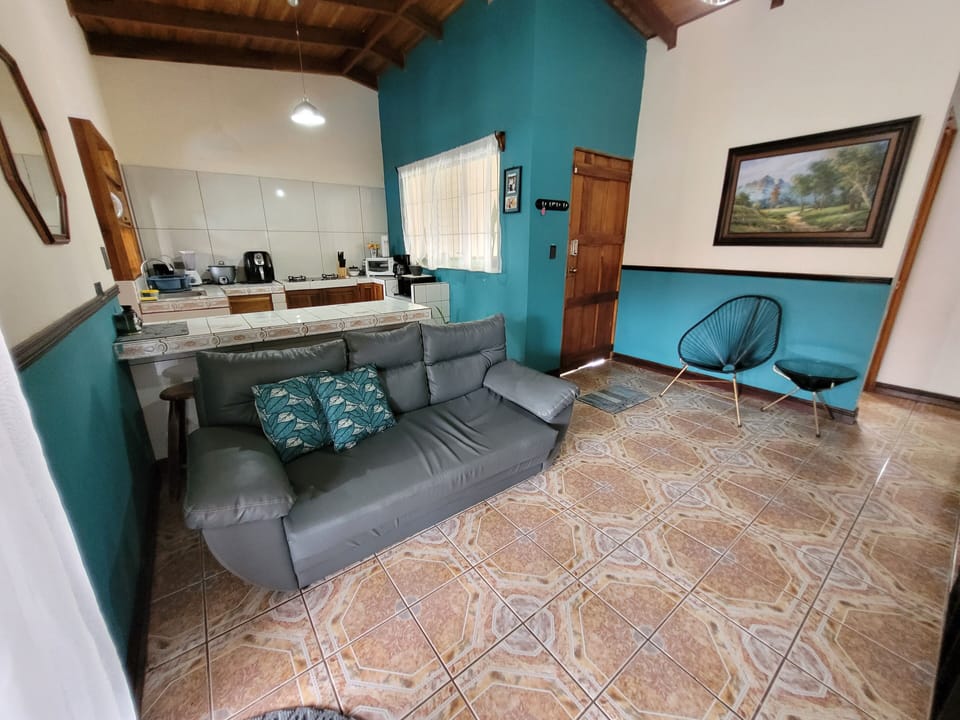 Living room area with Smart TV and WiFi