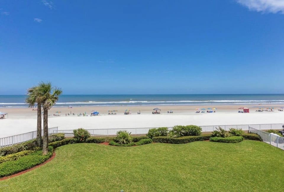 Your view from the oceanfront balcony, living room, and master bedroom