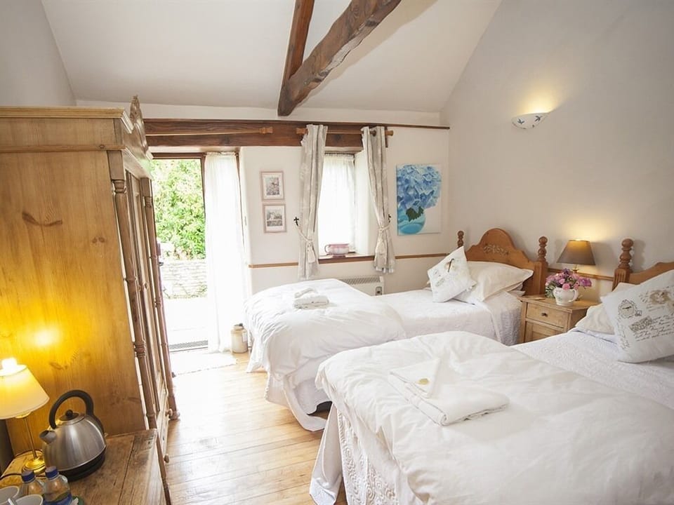Old Dairy - set as a twin but can be set as a super king size double bed