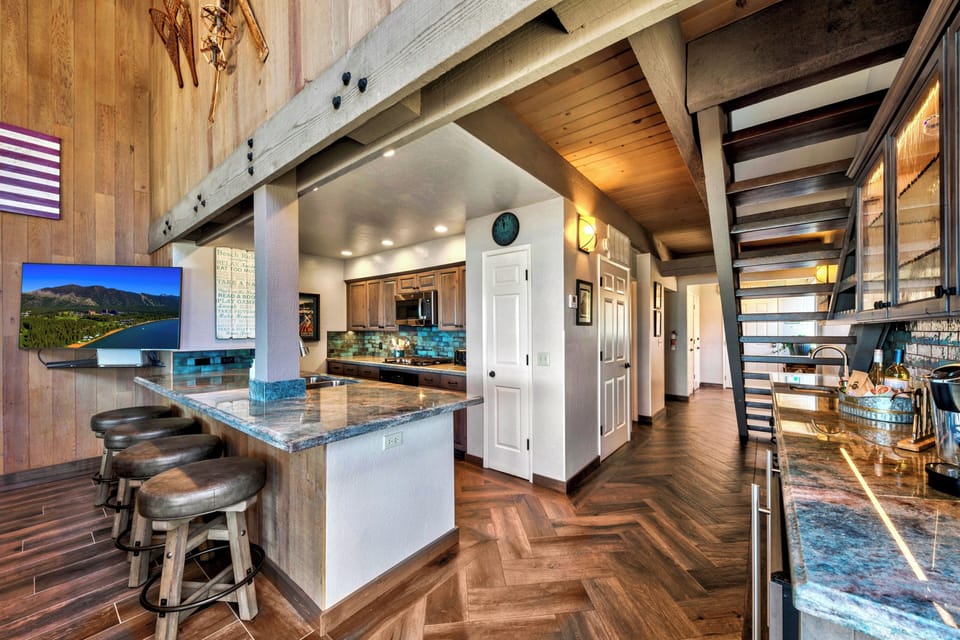 New countertops throughout the home and kitchen