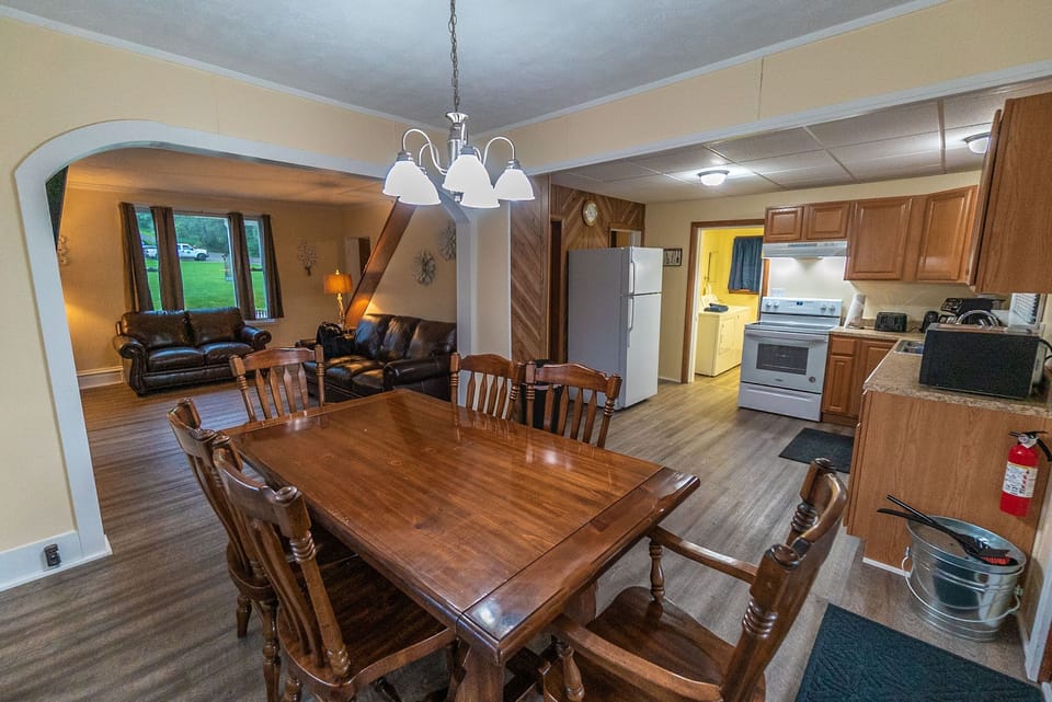Inviting ambiance from dining area.