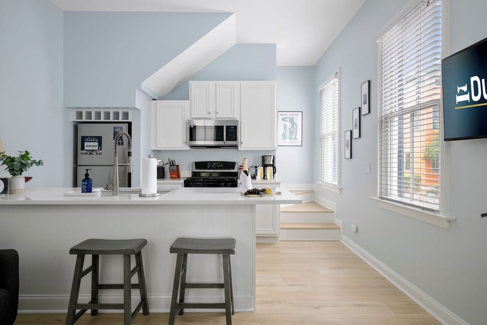 Bar Seating at Kitchen Island