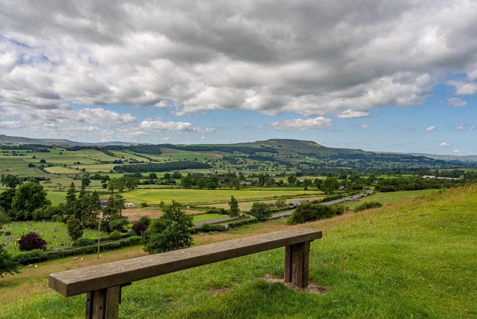 Views across to Penhill from the famous Shawl in Leyburn