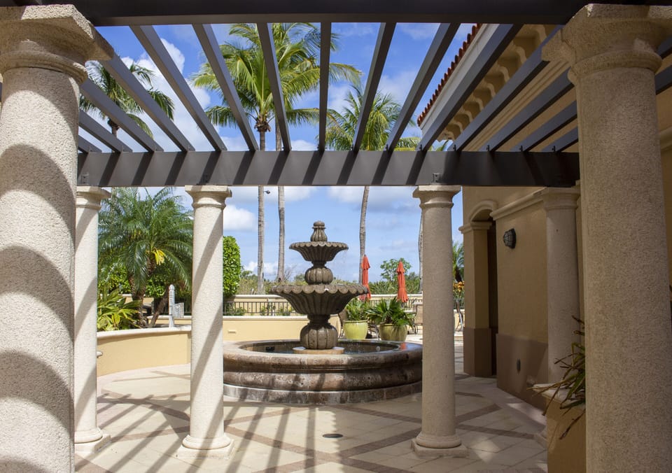 Entrance to the Swimming Pool and Jacuzzi