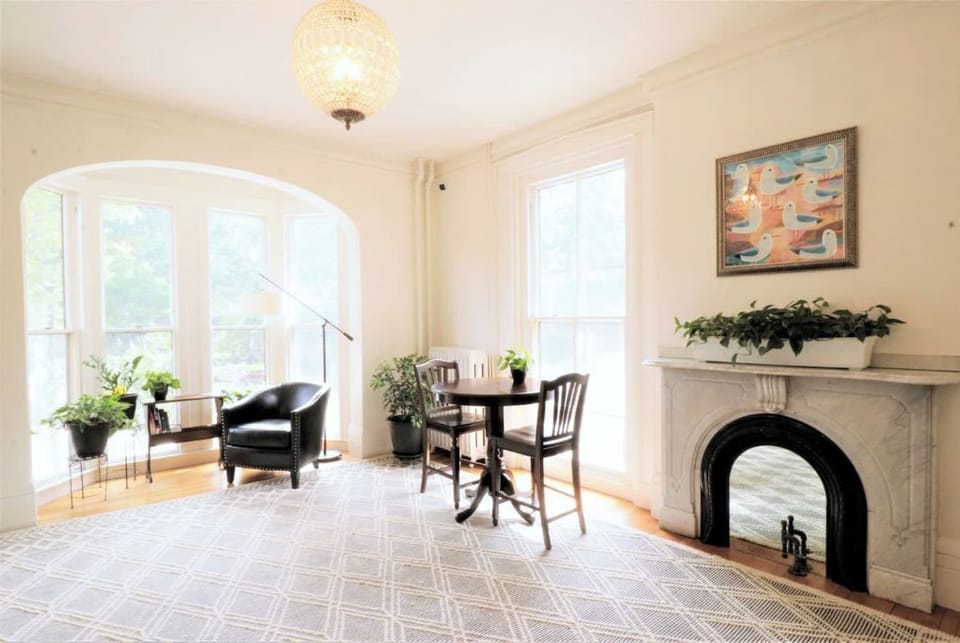Common area sitting room and coffee station
