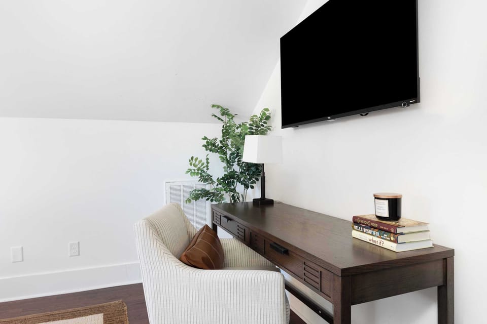Dedicated desk space perfect for remote work
