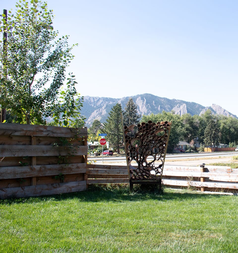 View from the front door 