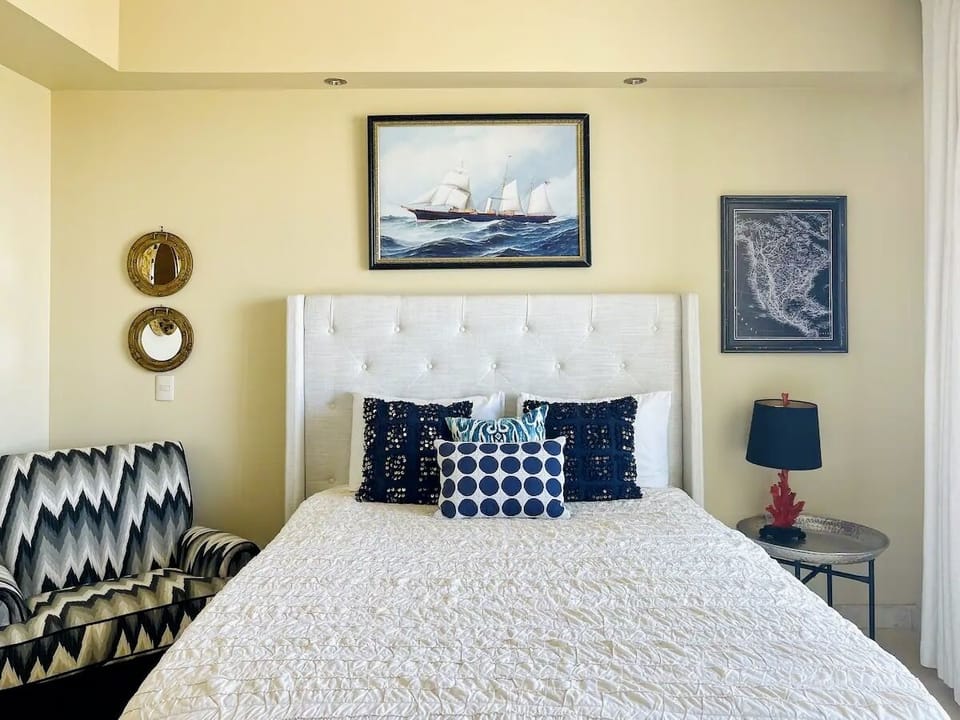 Comfy queen size bed