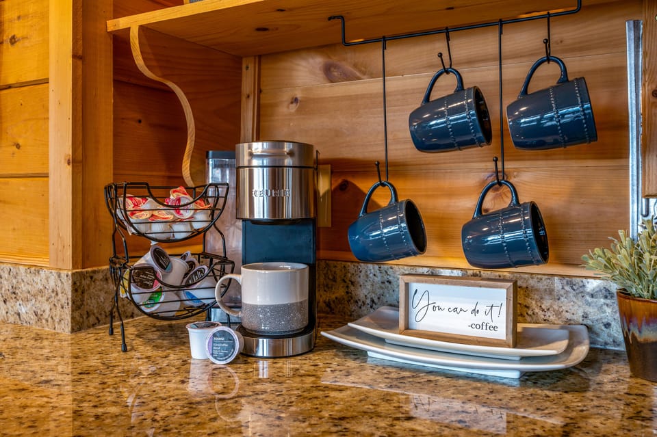 Coffee station for the familiy.