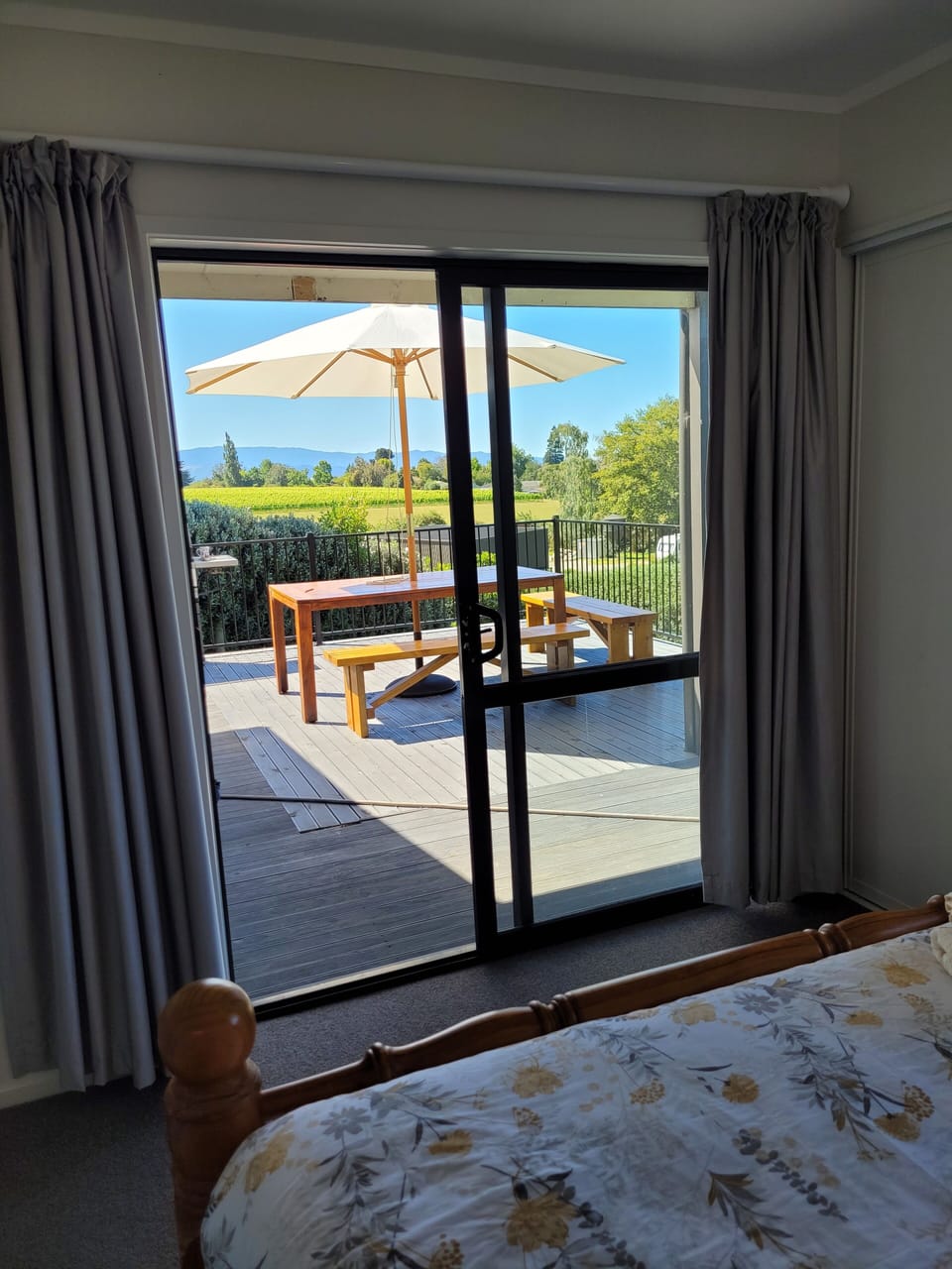 View from bedroom 1