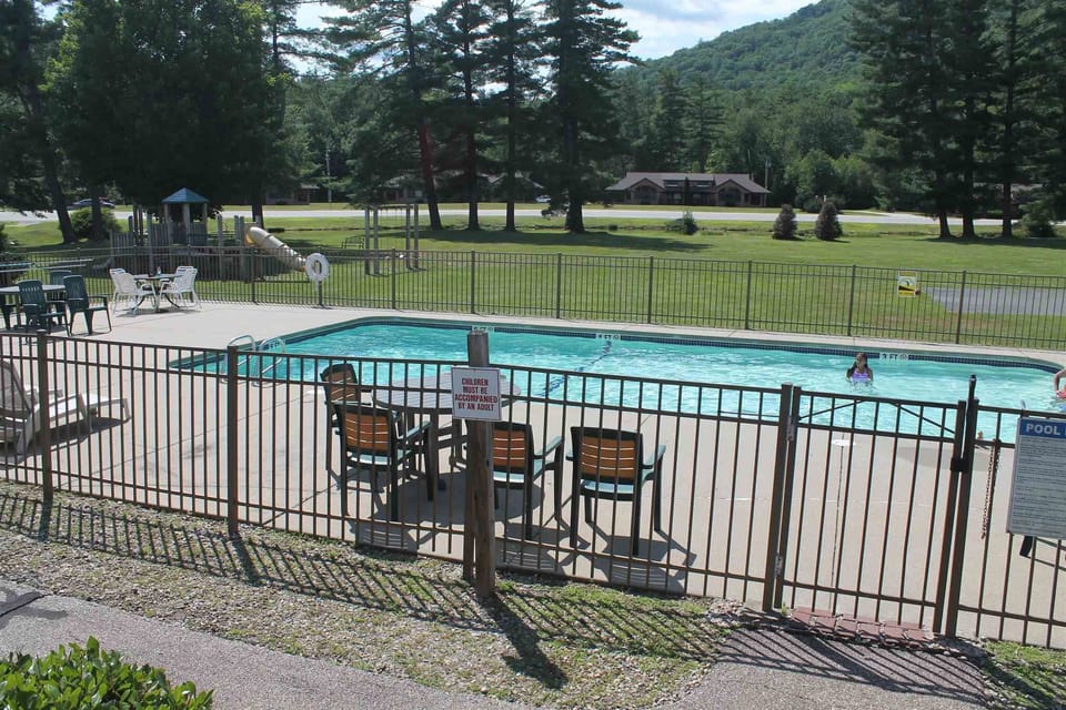 Outdoor seasonal pool
