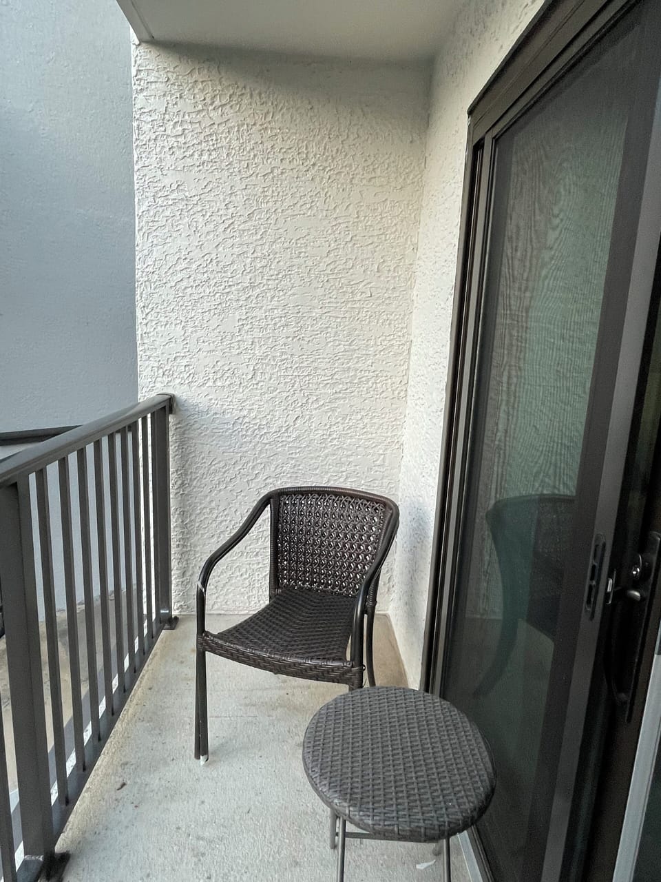 Balcony off the bedroom