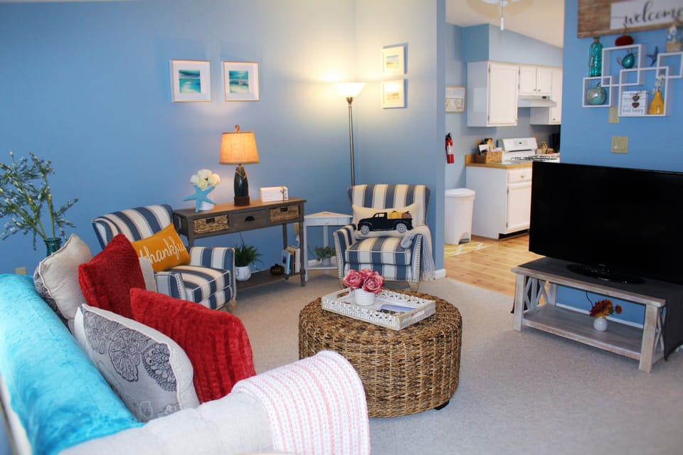 A view when you enter through front door. Your retreat awaits.