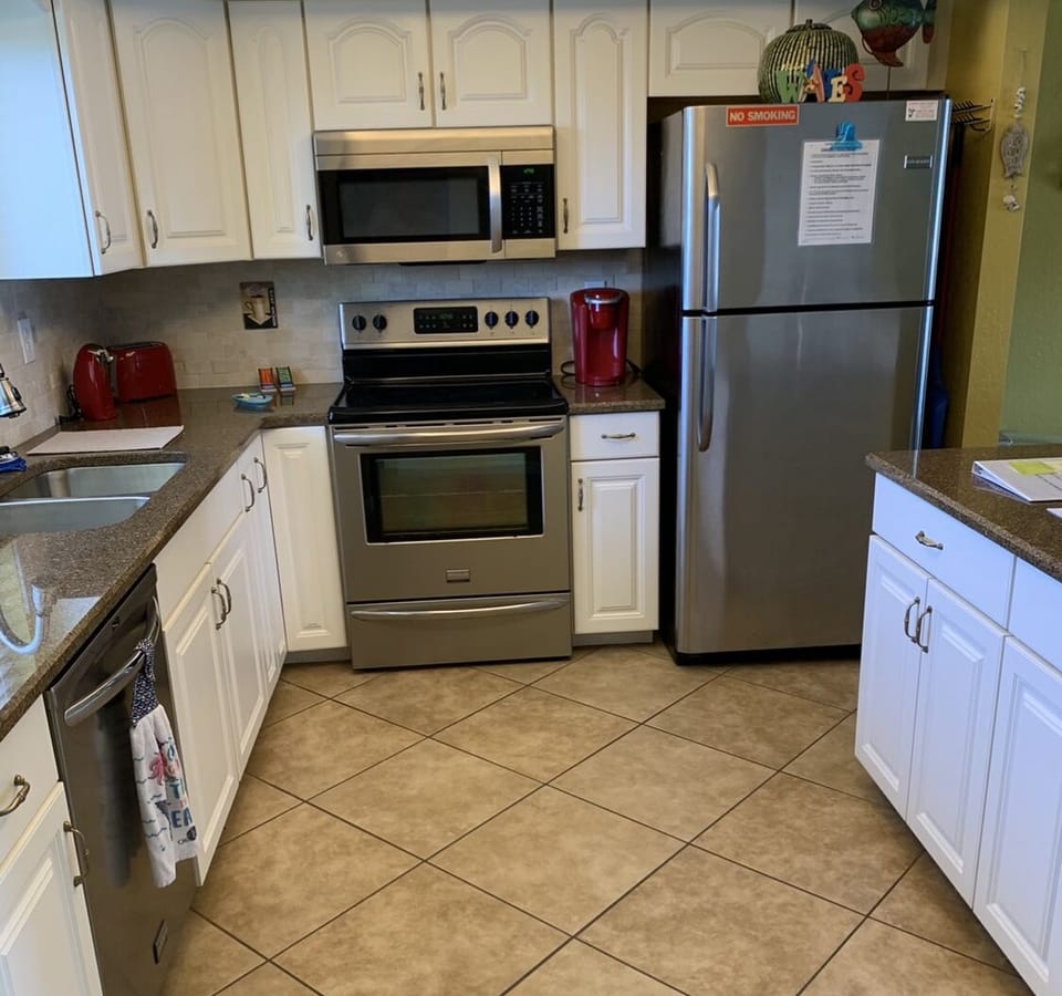 You can get take out or cook in your spacious kitchen! 