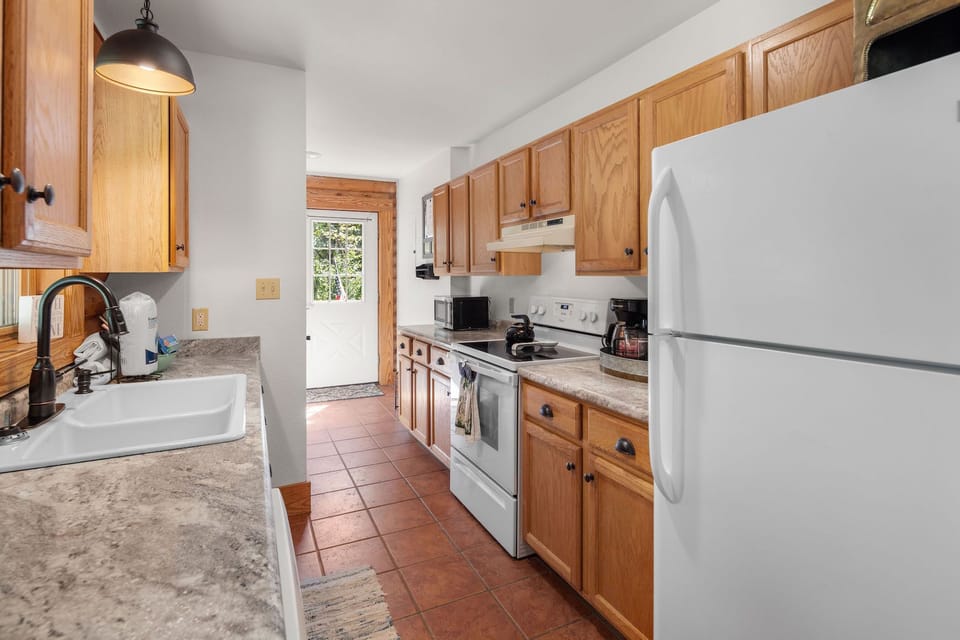 Galley style kitchen