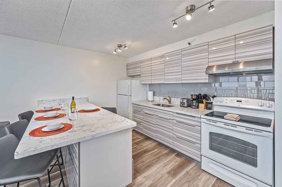 Fully Equipped Kitchen Ready For You To Cook