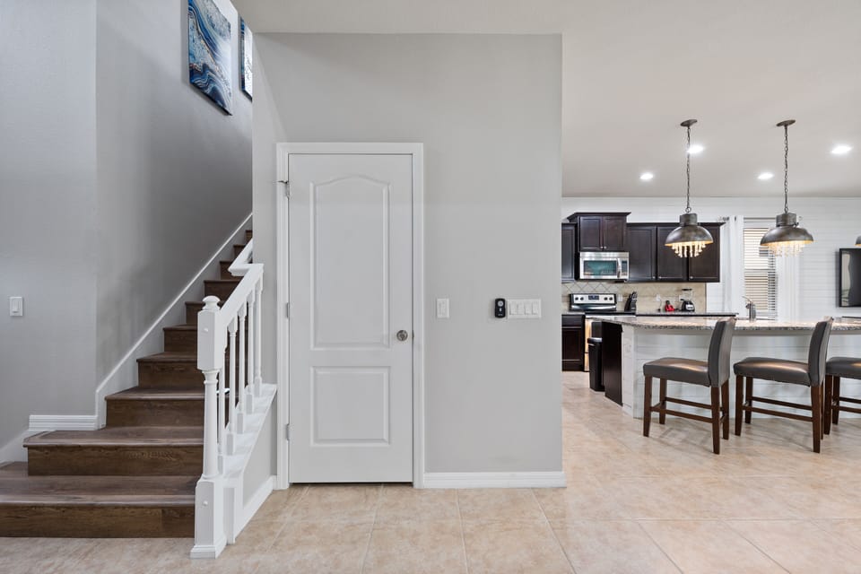 View 2 of welcoming entry way of the villa