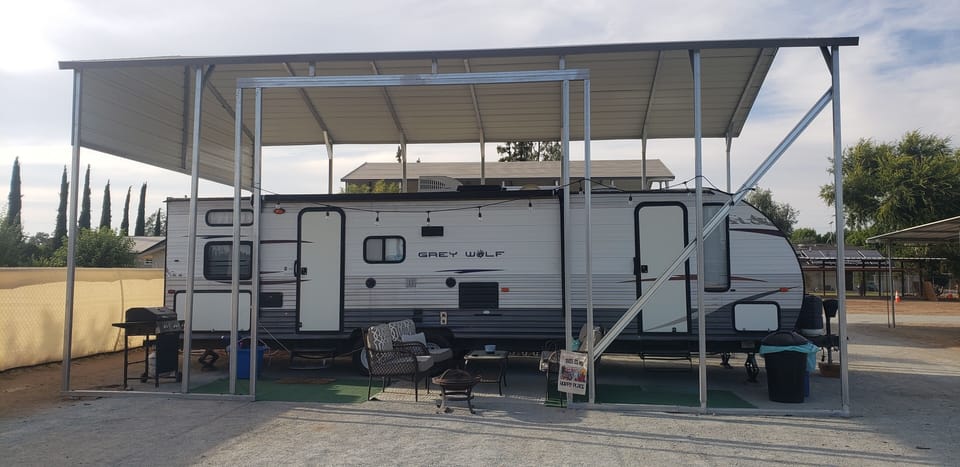 A Happy Place...new cover for added shade. 