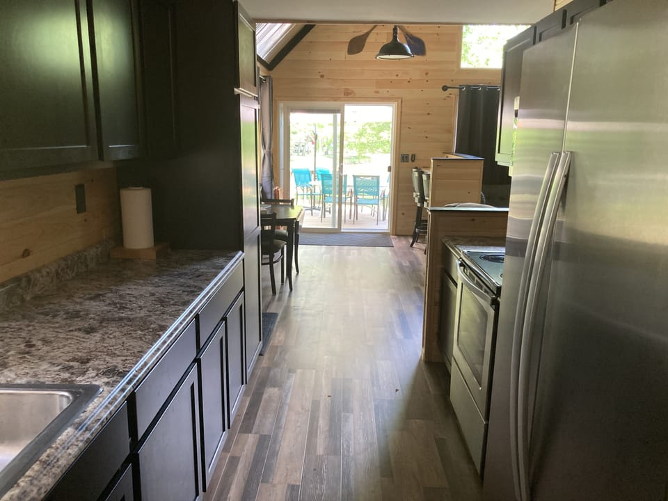 beautiful updated kitchen with everything you need to prepare your meals.