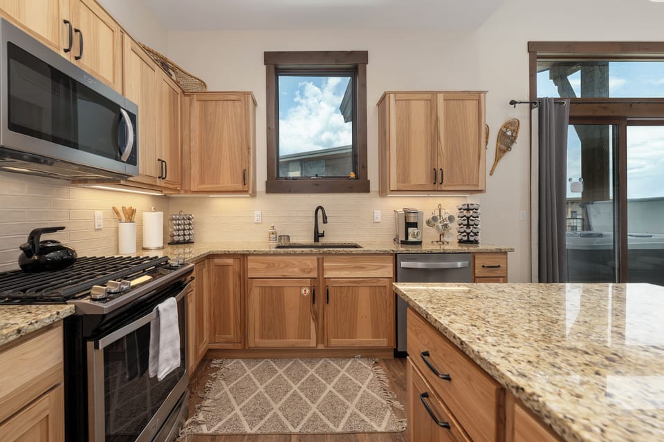 kitchen with everything you need to cook meals