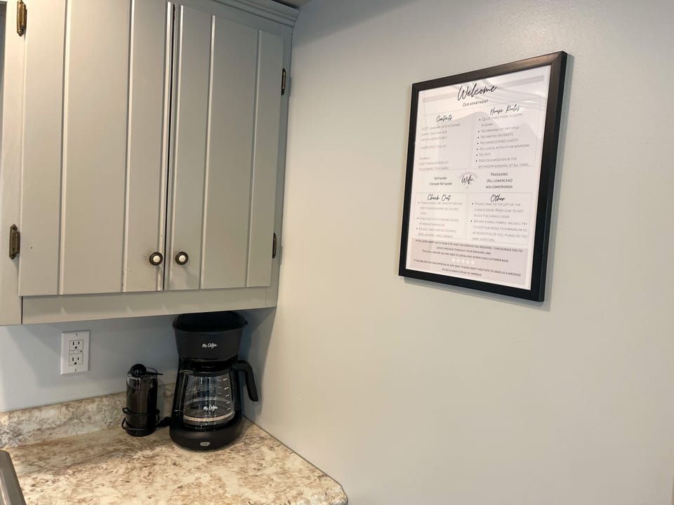 Drip coffee maker and grinder