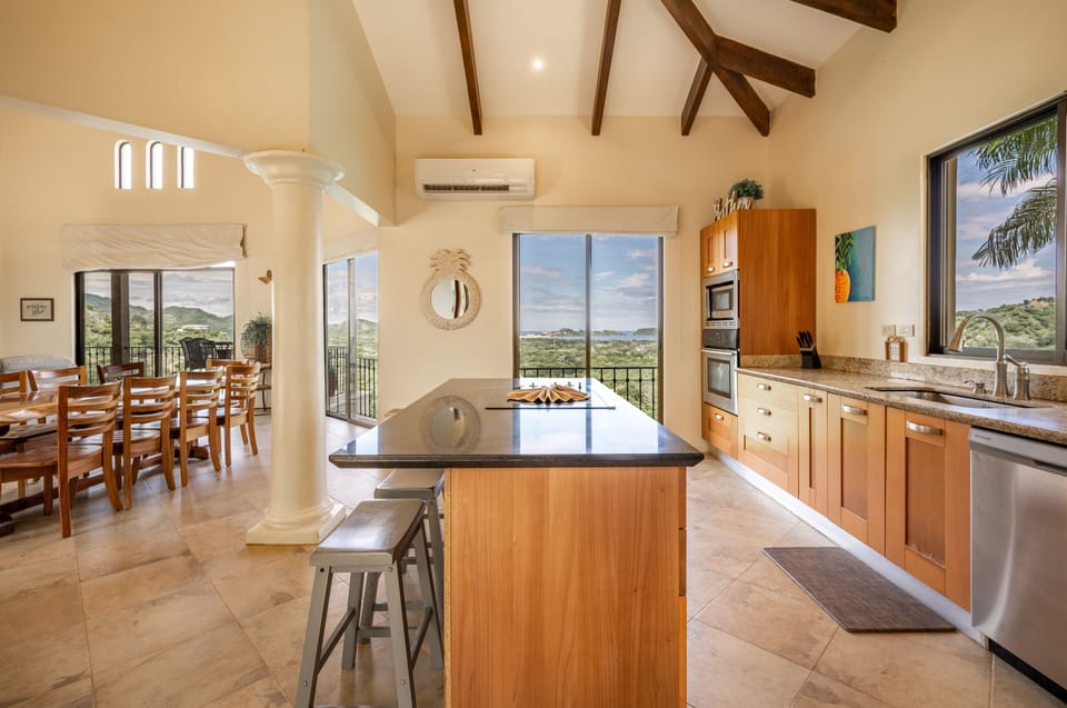 Take in the surrounding mountain views every chance you get in our fully equipped kitchen, and enjoy the natural light that creates an uplifting atmosphere.