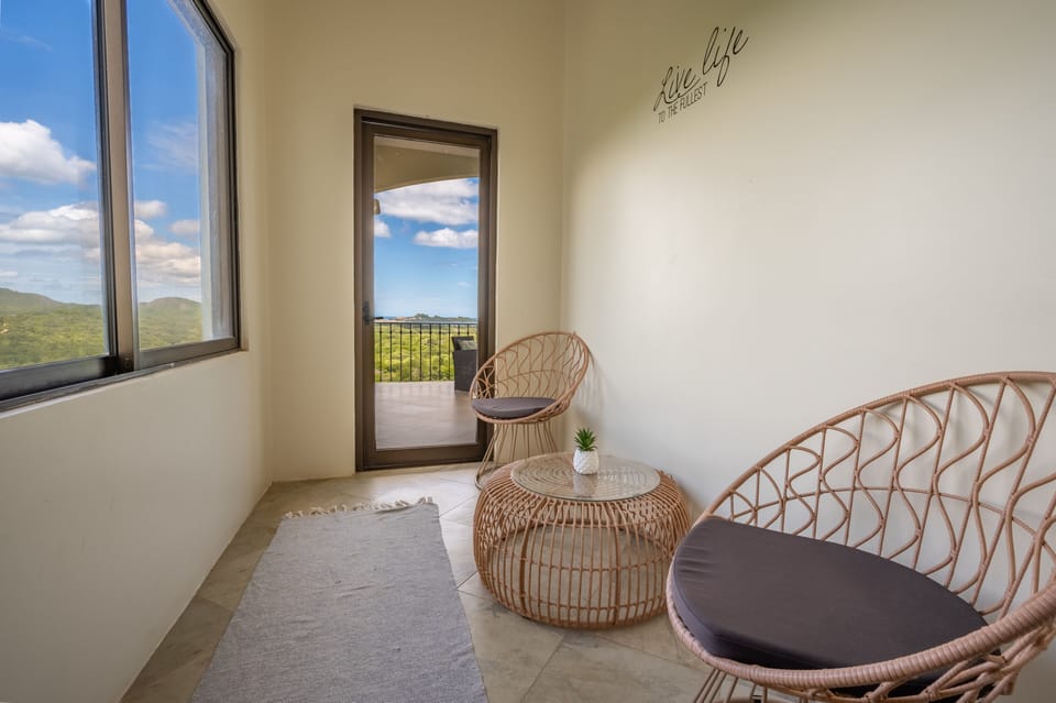 Find the perfect combo for inner peace with a good book and serene mountain views!