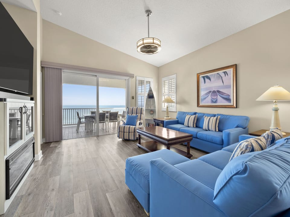 Living Room with Balcony Access
