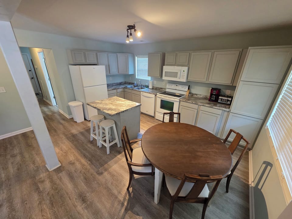 The entire house has been painted this color after the remodel. 