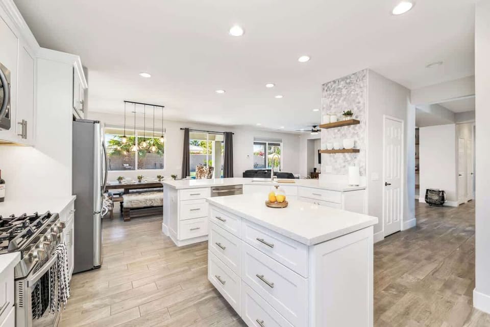 Open concept kitchen so you are always in the know.